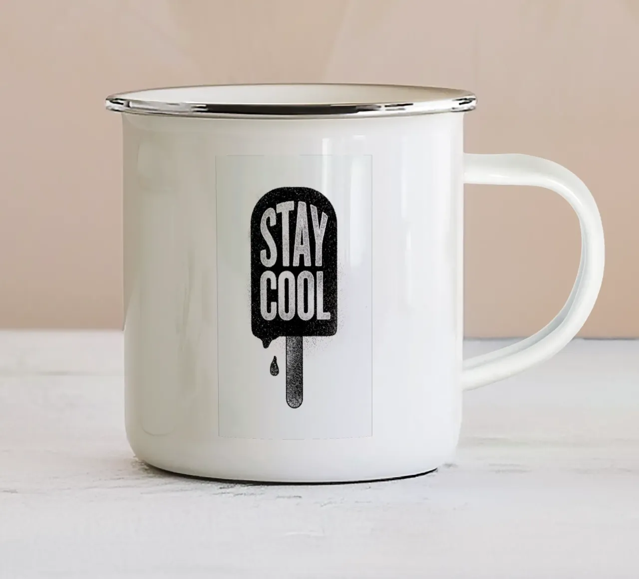 Stay Cool tazza in smalto da Summerchamps