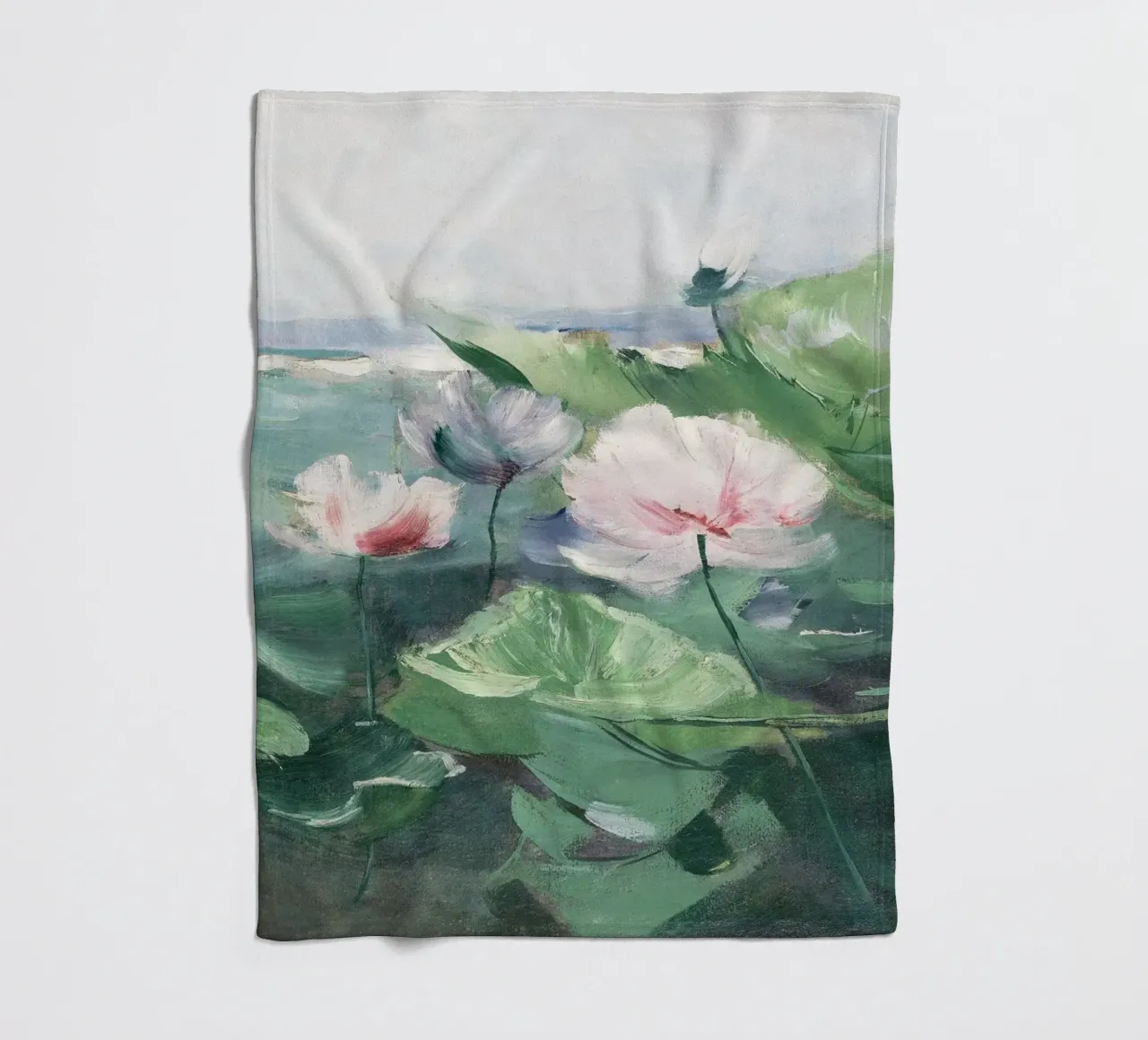 Lotus Flower Nymphaea coperta in pile da apoloprints