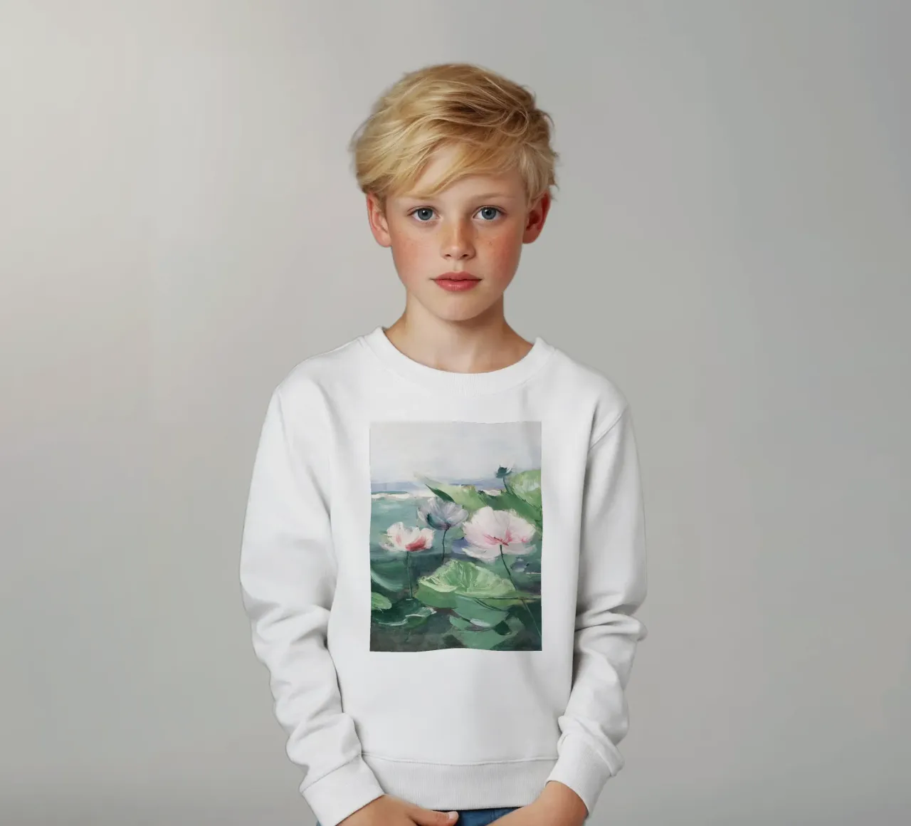 Lotus Flower Nymphaea felpa bambino da apoloprints