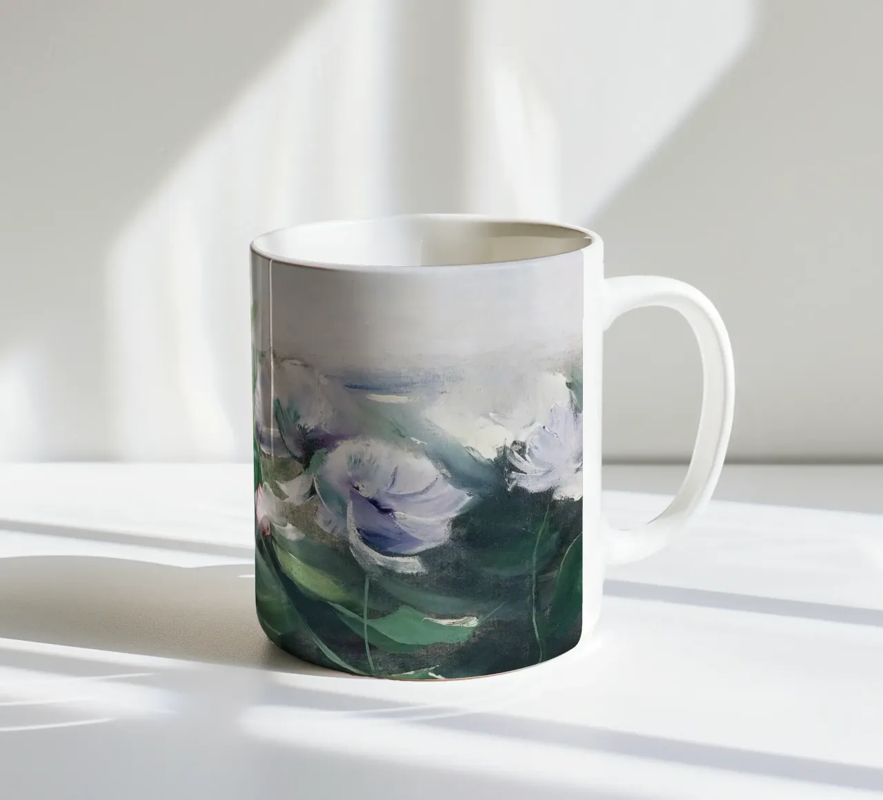 Lotus Flower Nymphaea tazza in ceramica da apoloprints