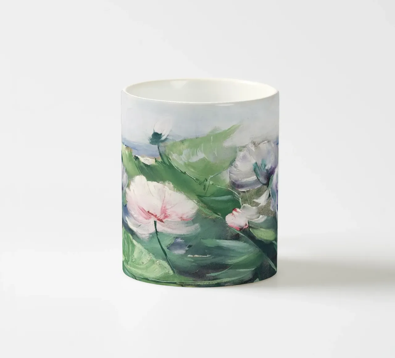 Lotus Flower Nymphaea tazza in ceramica da apoloprints