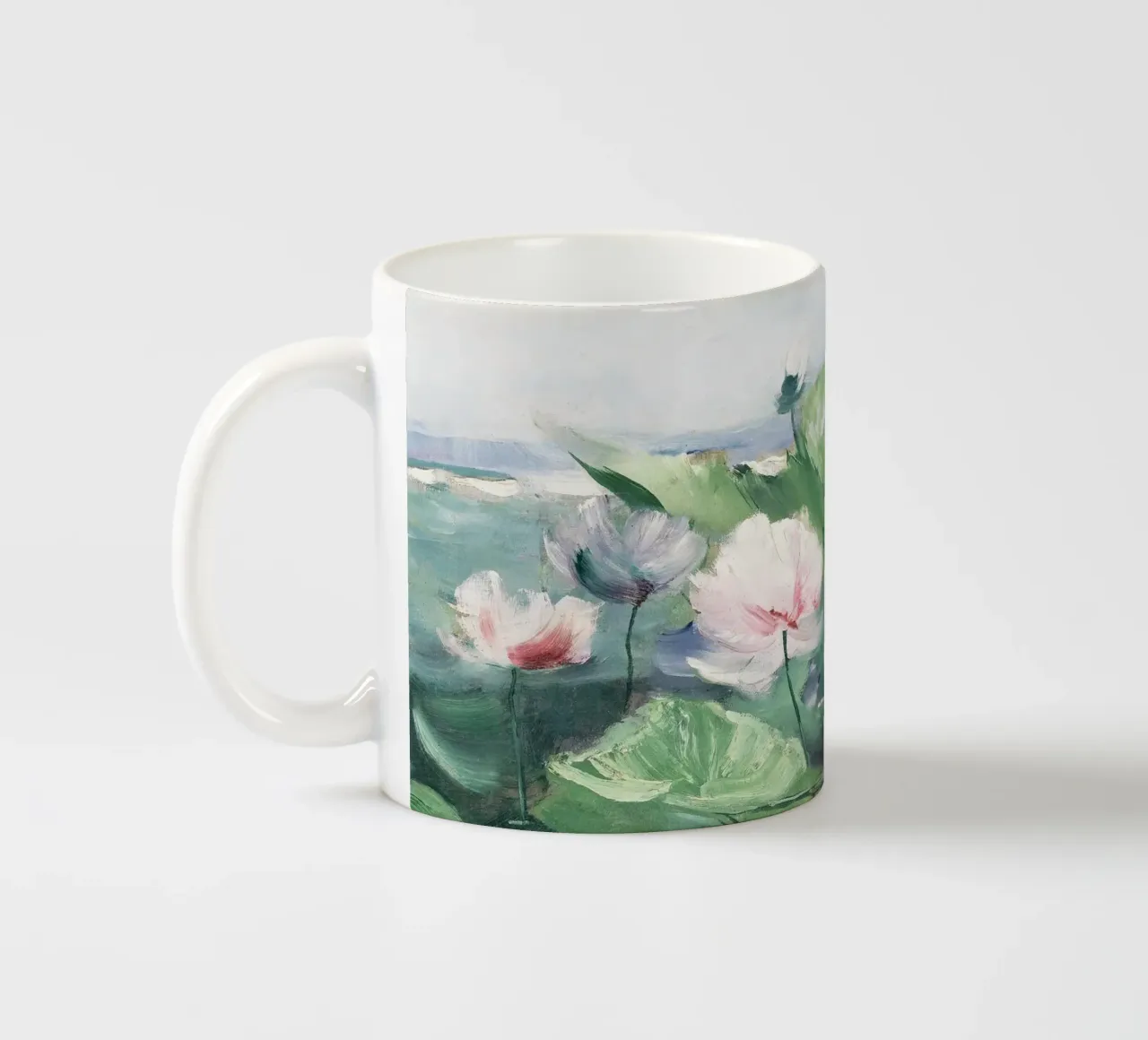 Lotus Flower Nymphaea tazza in ceramica da apoloprints