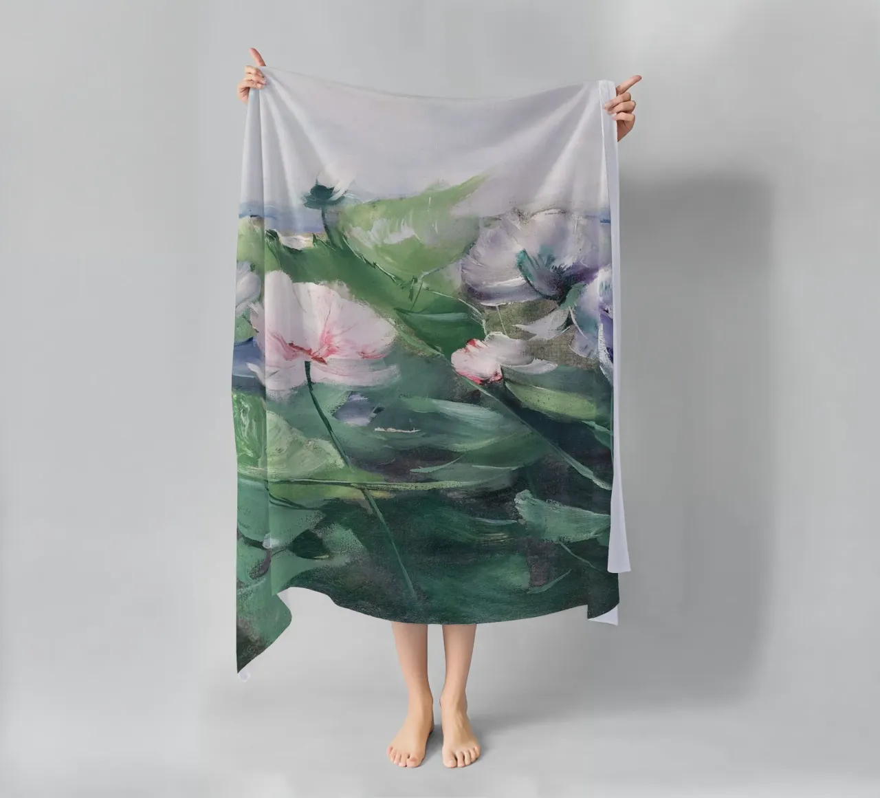 Lotus Flower Nymphaea telo mare da apoloprints