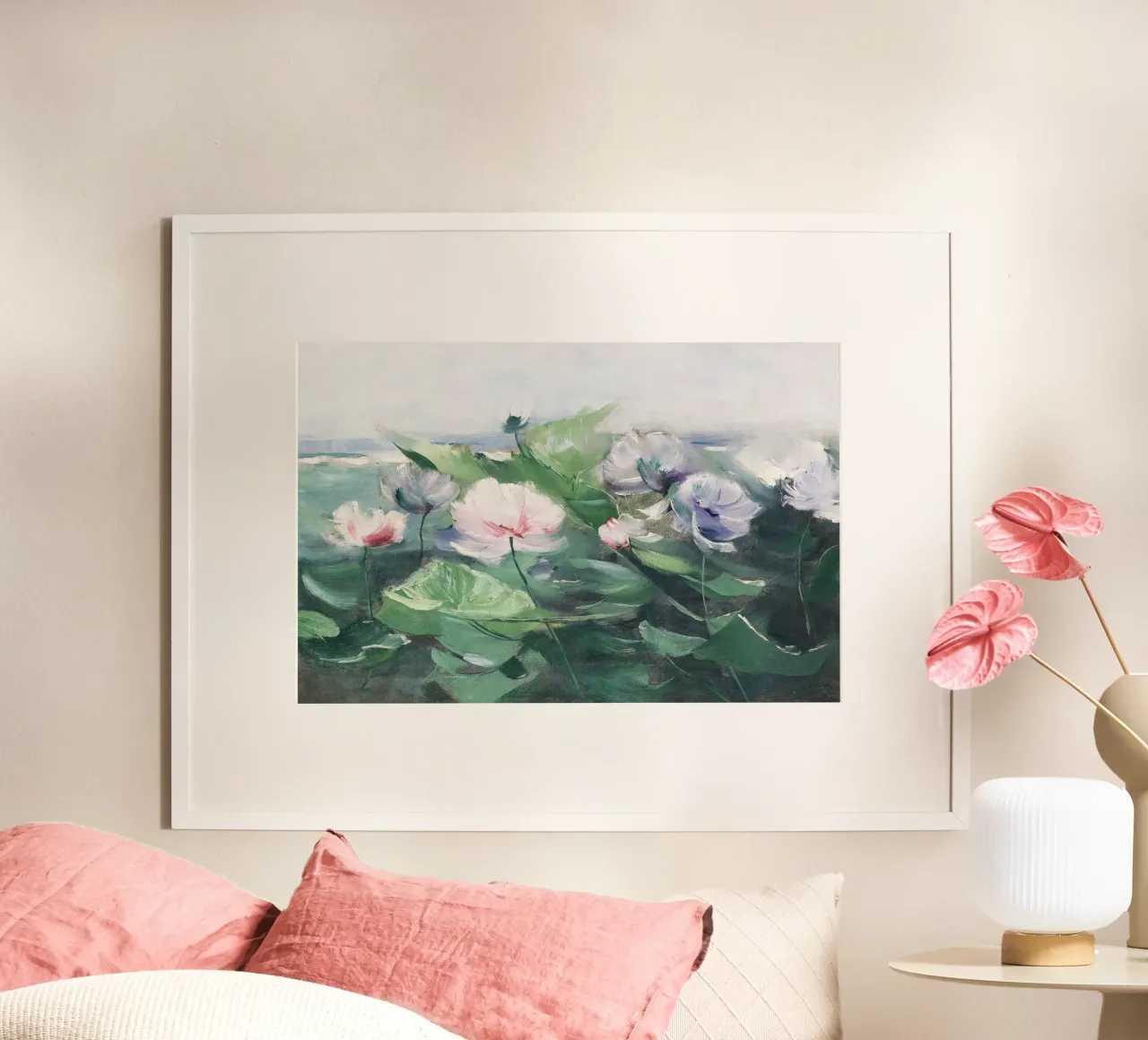 Lotus Flower Nymphaea poster de apoloprints