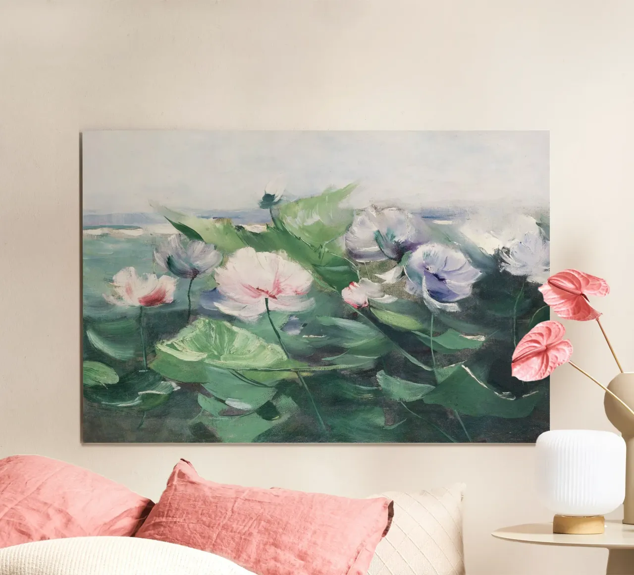 Lotus Flower Nymphaea poster de apoloprints