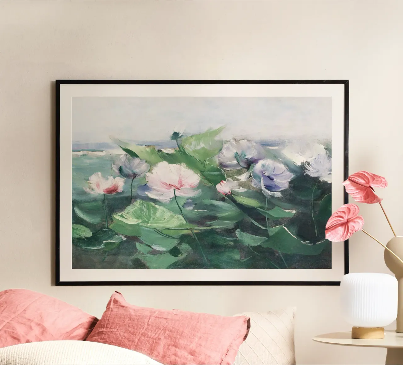 Lotus Flower Nymphaea poster de apoloprints