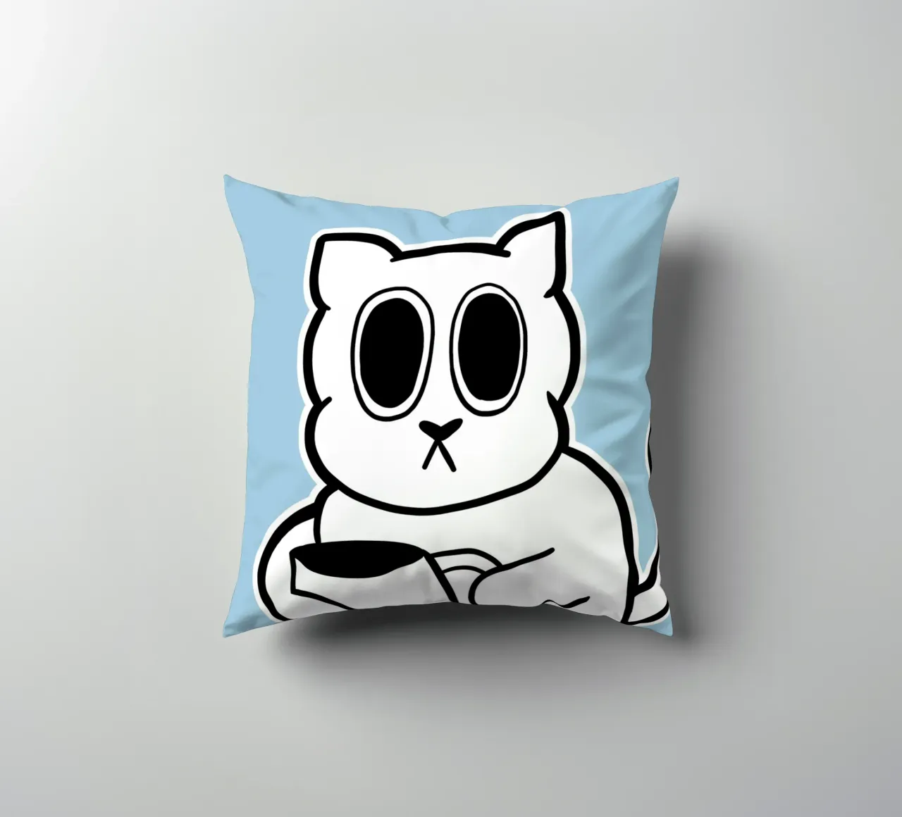 Coffee Cat II cuscino da BAINAI
