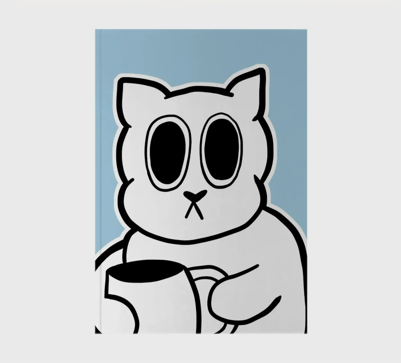 Coffee Cat II notebook by BAINAI