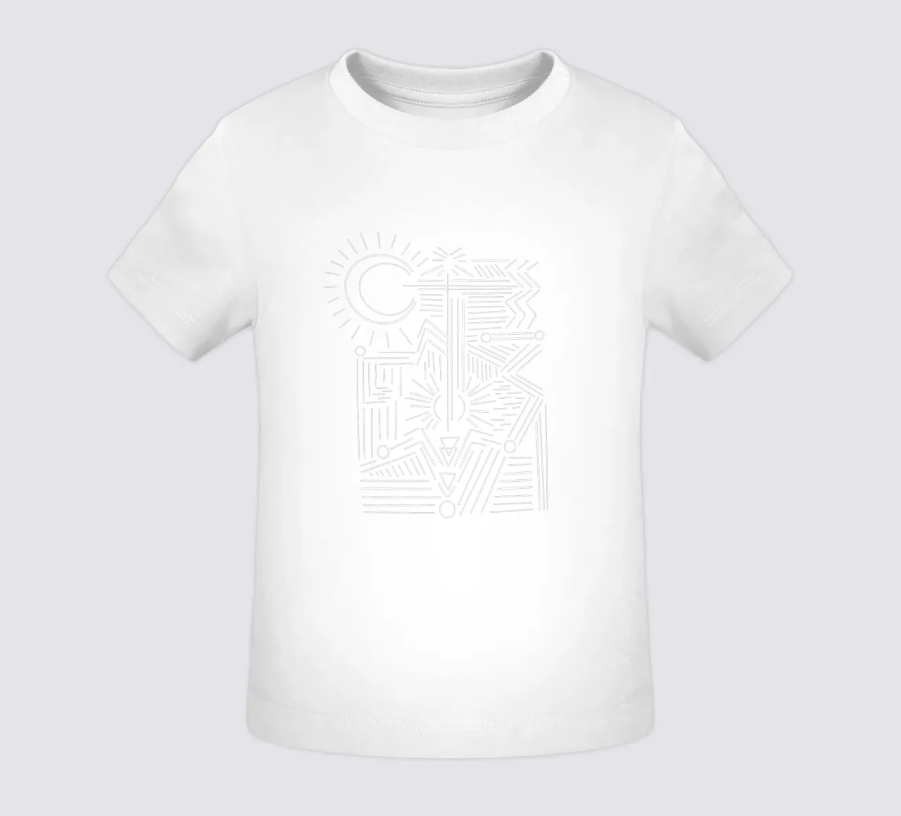 Boho lines maglietta neonato da BAINAI