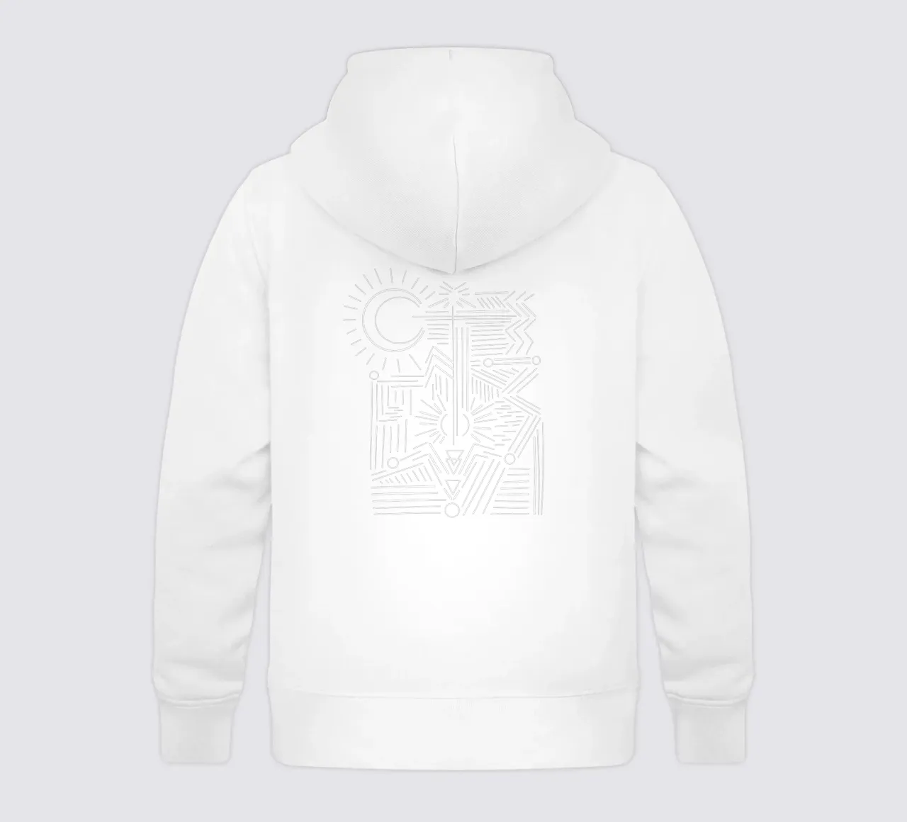 Boho lines felpa bambino con cappuccio da BAINAI