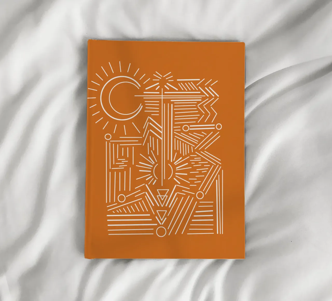 Boho lines notebook by BAINAI
