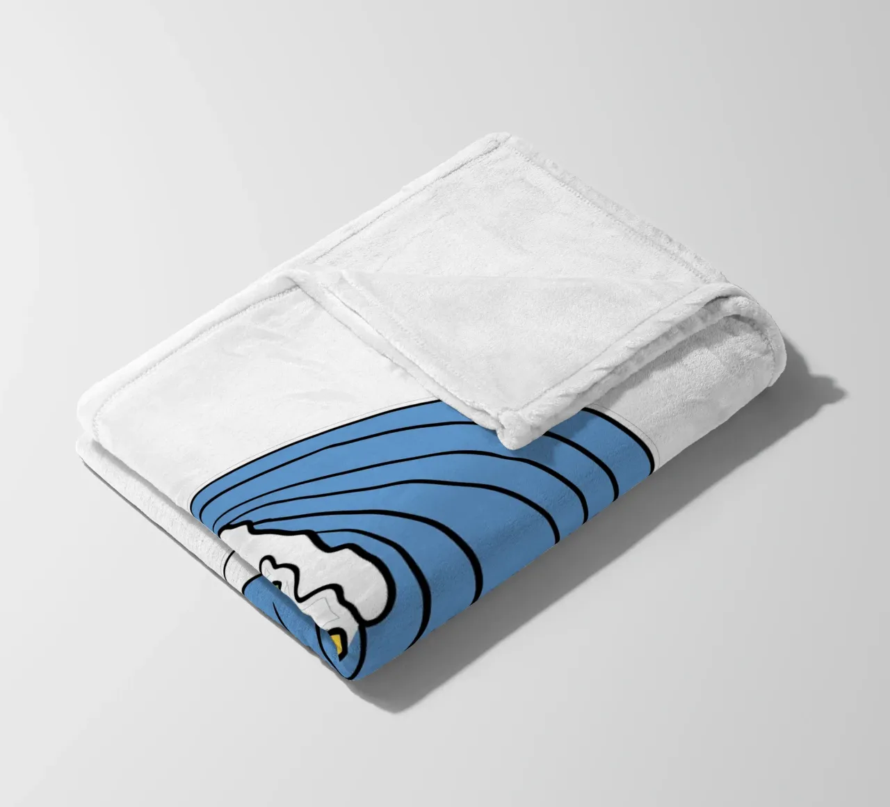 Enjoy the sun surfer coperta in pile da BAINAI