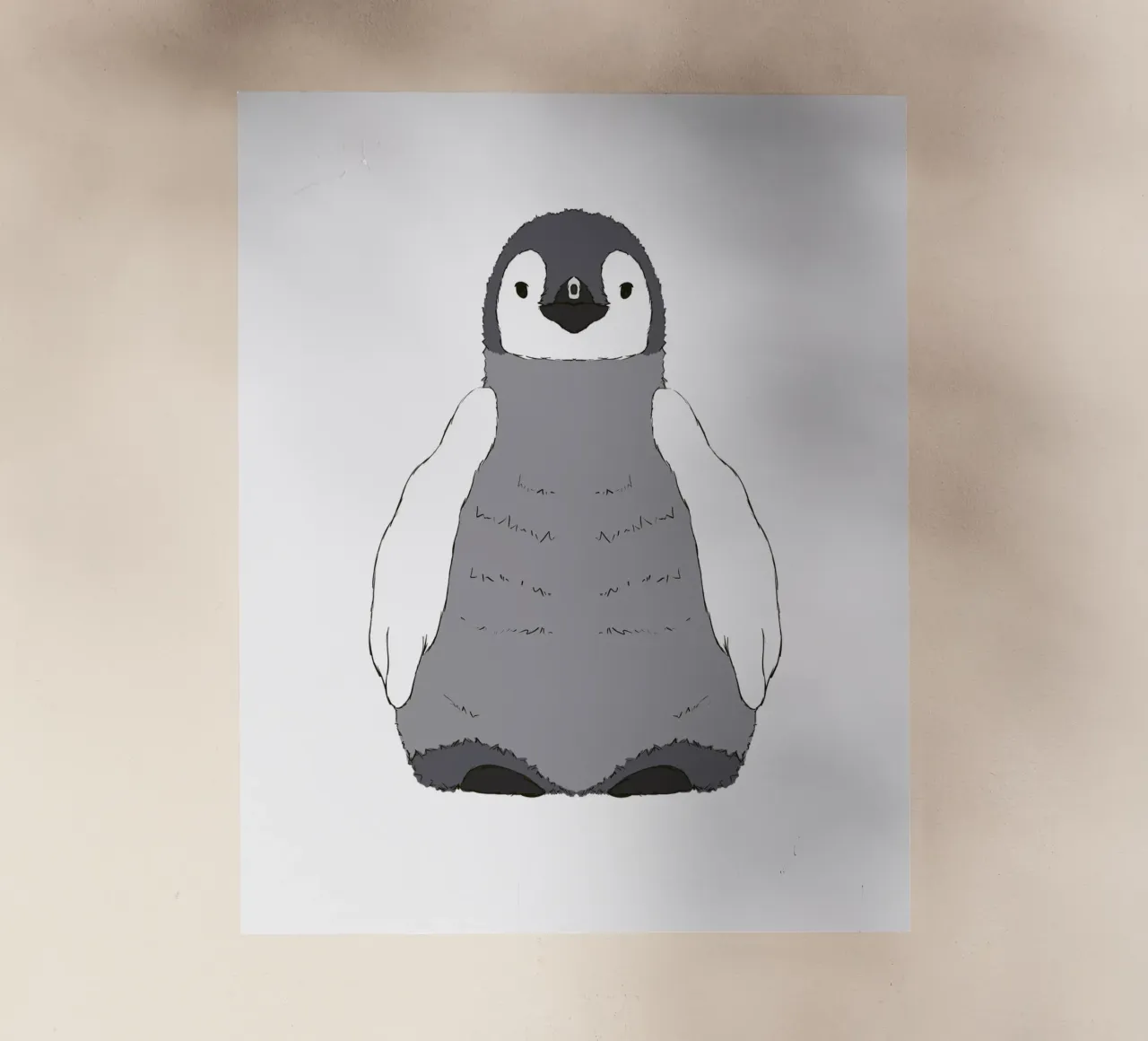 Baby Pinguin pellicola backlit da BAINAI