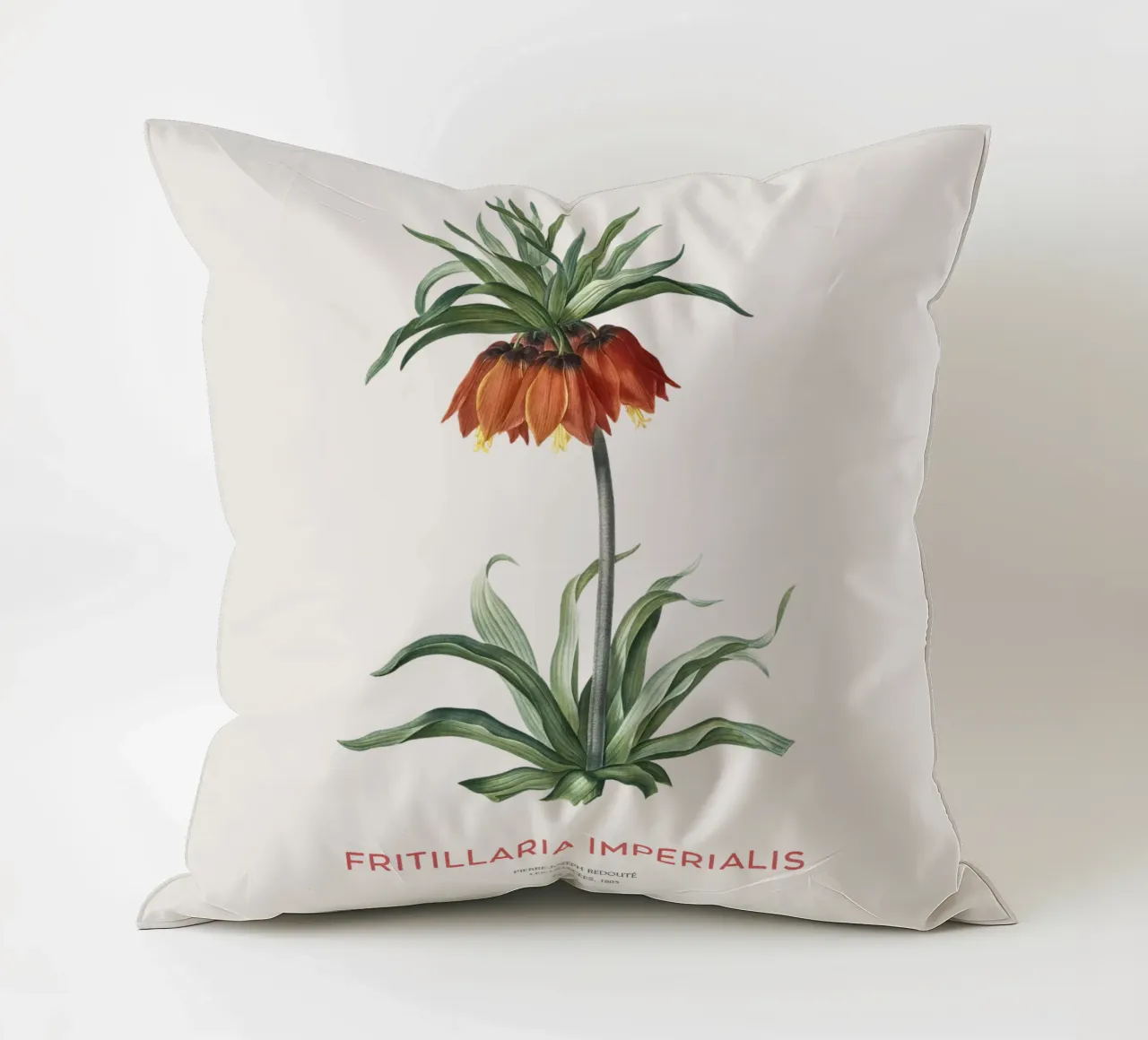 Tulipano curdo o Fritillaria imperialis cuscino da Vintagrafica