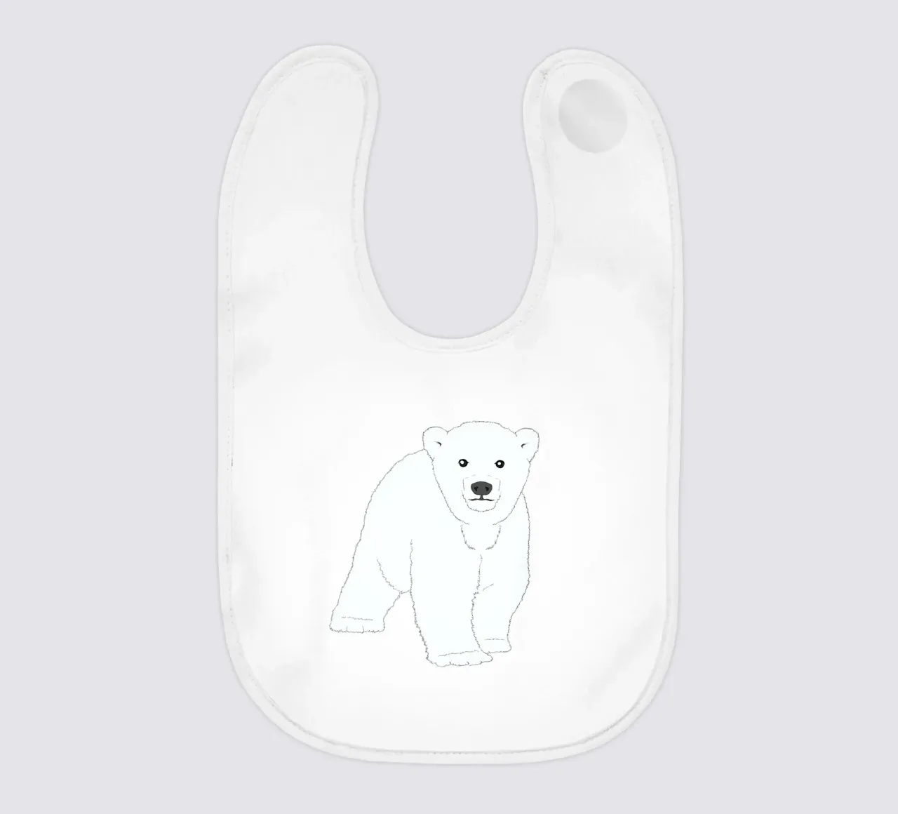 Eisbär Baby baby bib by BAINAI