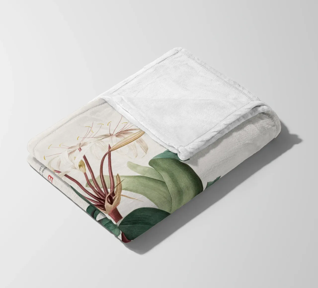 Sumpflilie oder Crinum erubescens Fleecedecke von Vintagrafica