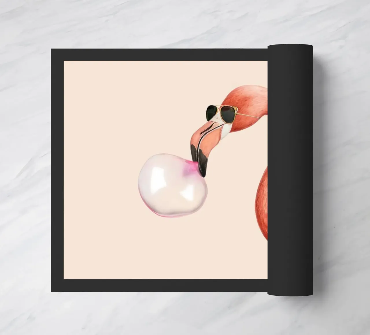 BUBBLE GUM FLAMINGO zerbino da Dagmar Pels
