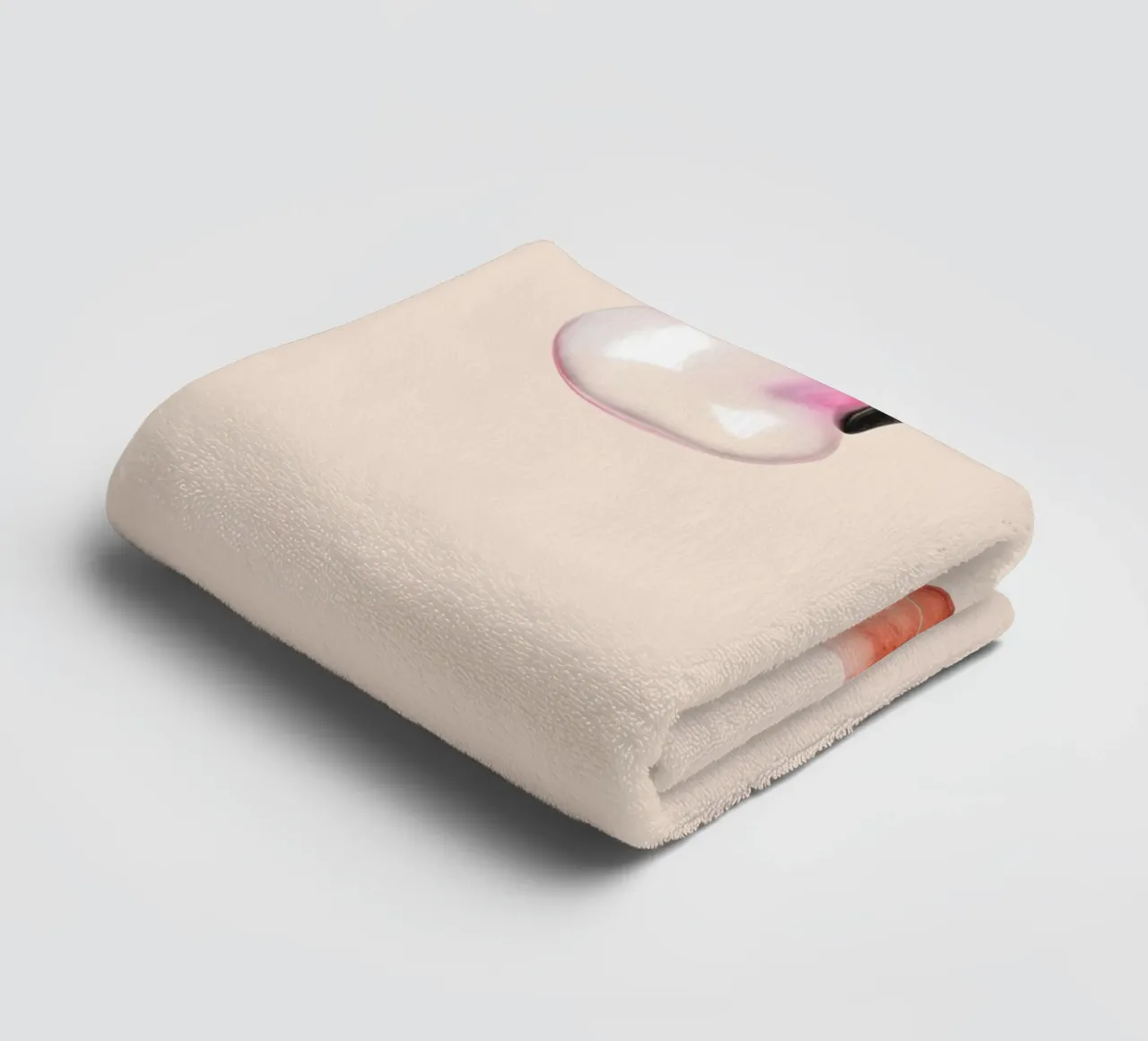 BUBBLE GUM FLAMINGO asciugamano da bagno da Dagmar Pels