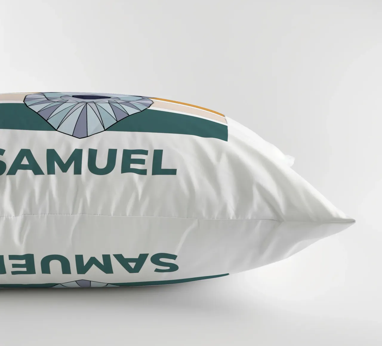 Retro Hirsch mit Name cuscino da BAINAI KIDS