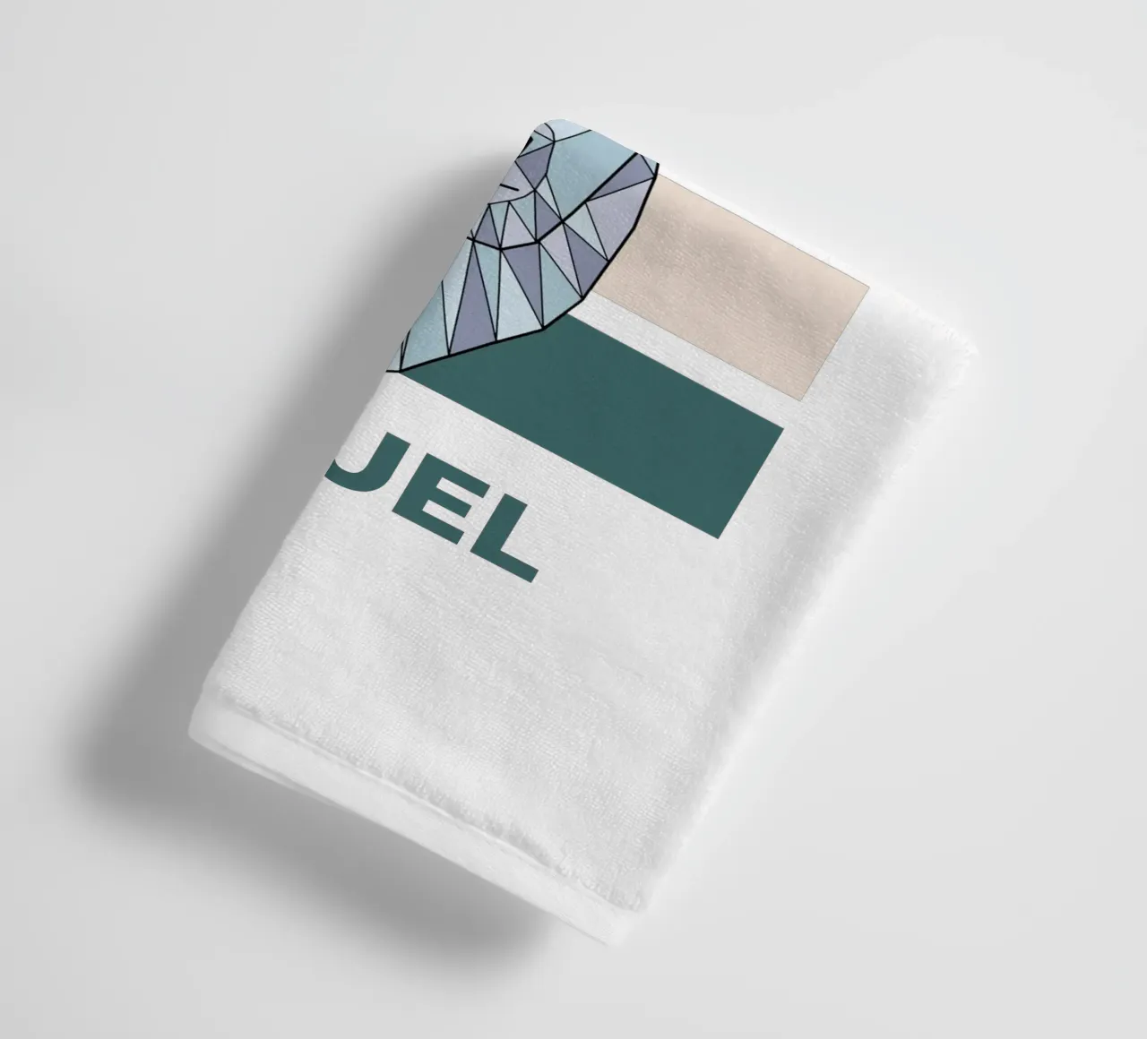 Retro Hirsch mit Name asciugamano da bagno da BAINAI KIDS