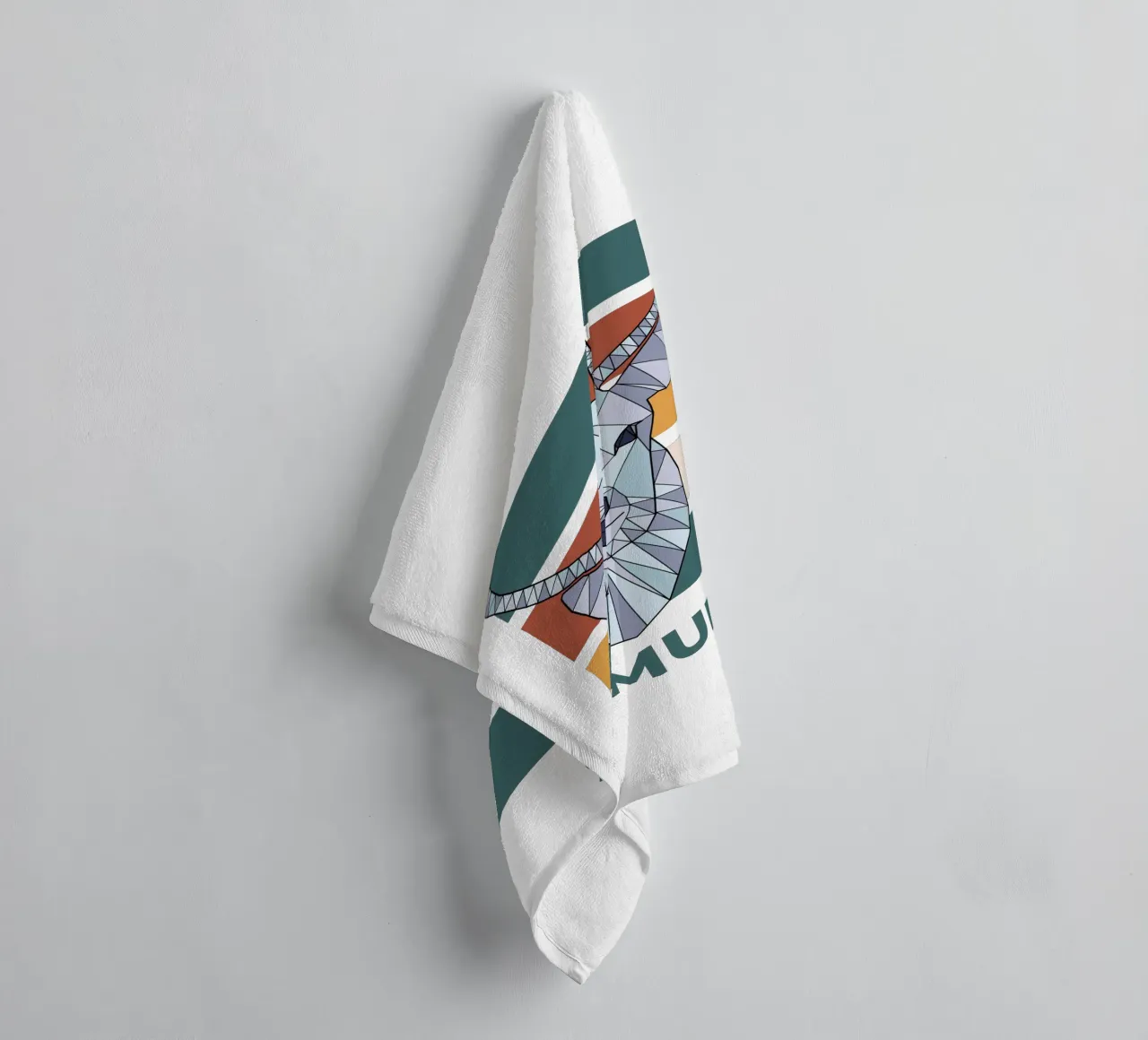 Retro Hirsch mit Name asciugamano da bagno da BAINAI KIDS