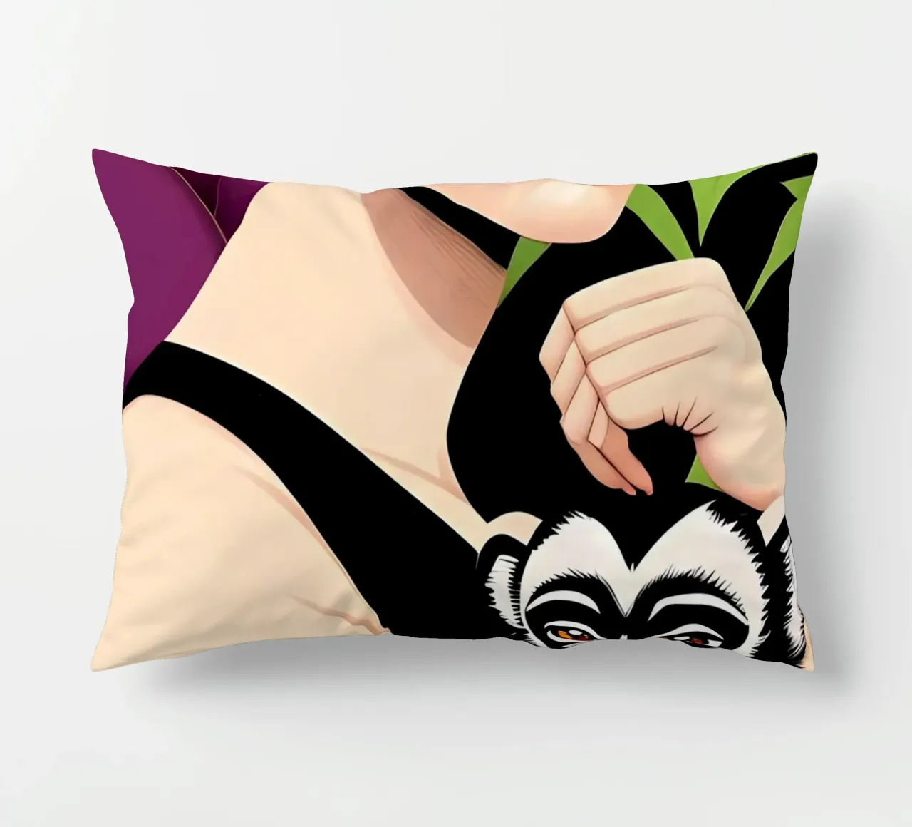 FRIDA KAHLO CON SCIMMIA cuscino da ART DECO