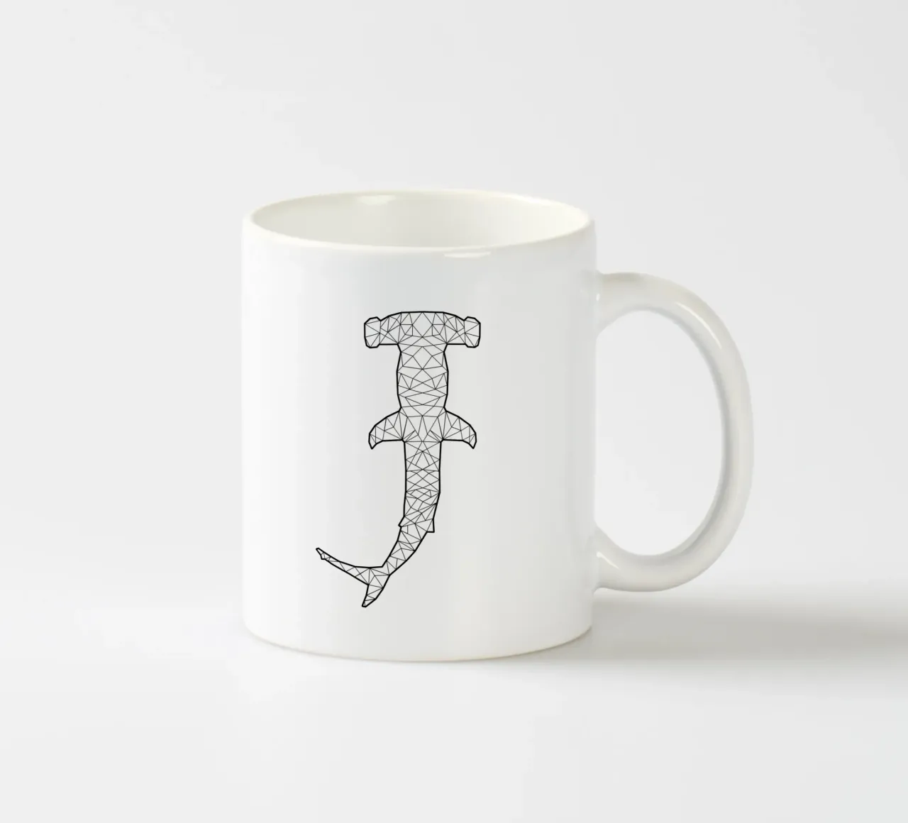 Hammerhai tazza in ceramica da BAINAI