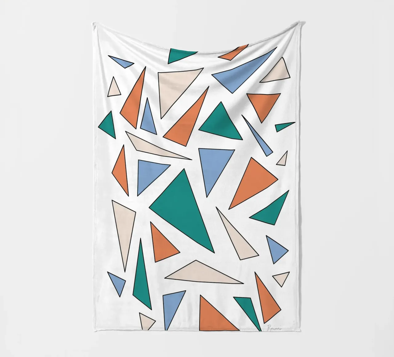 Triangles fleecedeken van BAINAI