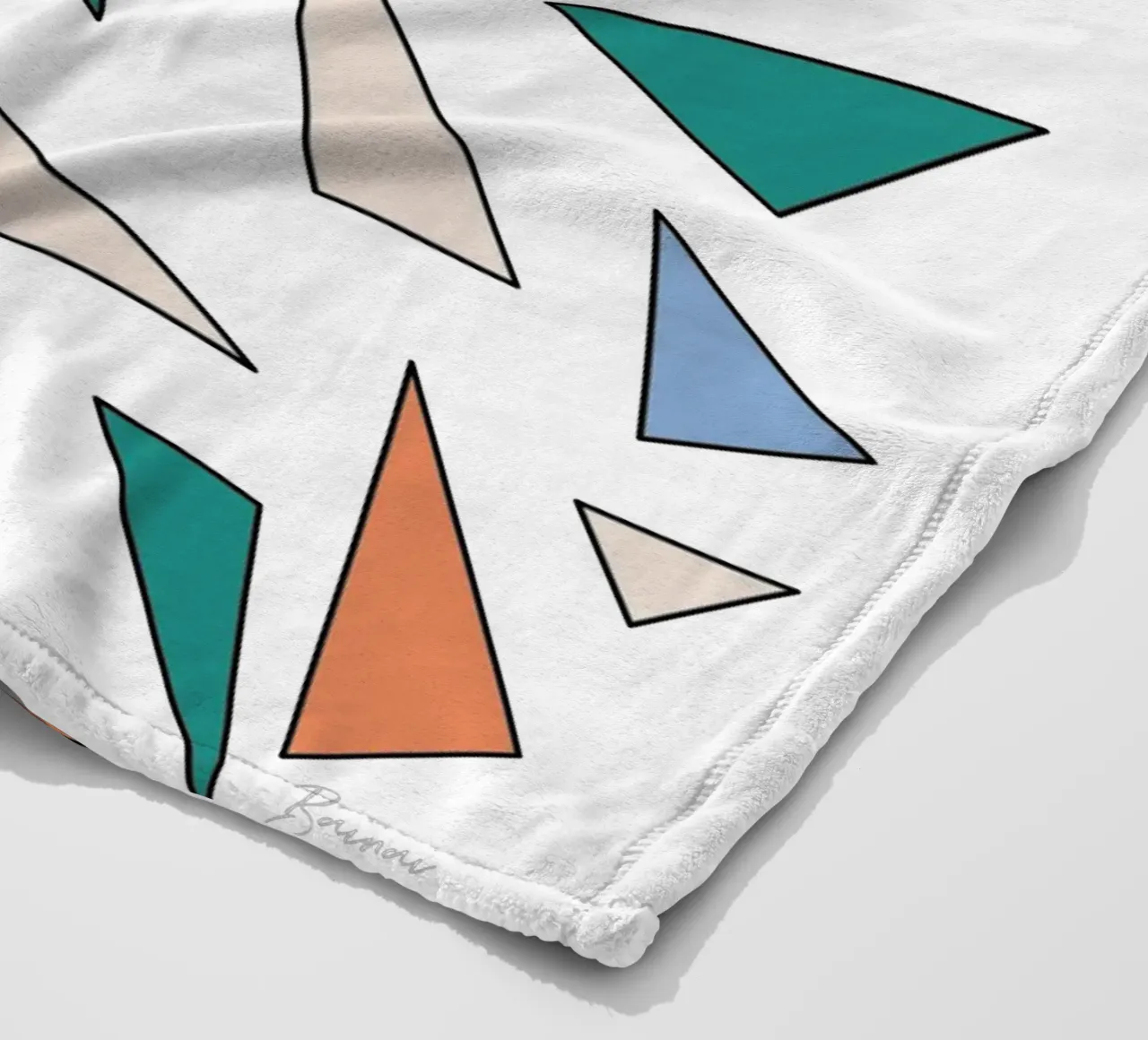 Triangles fleecedeken van BAINAI