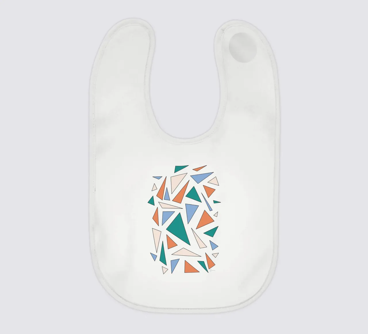 Triangles baby slabbetje van BAINAI