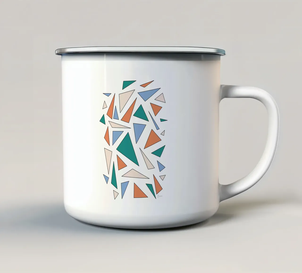 Triangles tazza in smalto da BAINAI