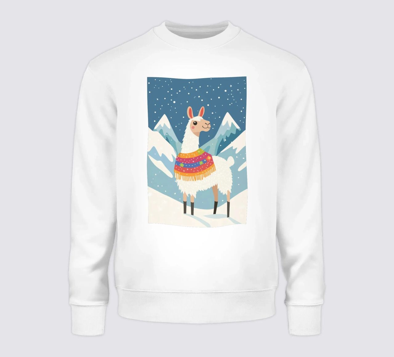 Lama in montagna felpa da DreamPixel
