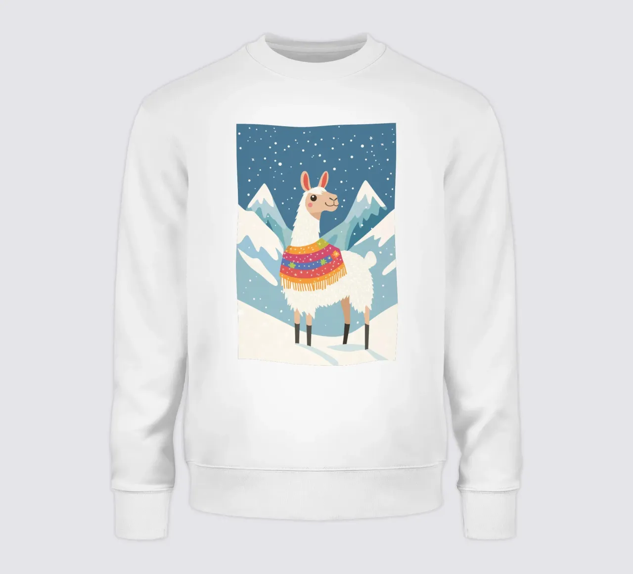 Lama in montagna felpa da DreamPixel