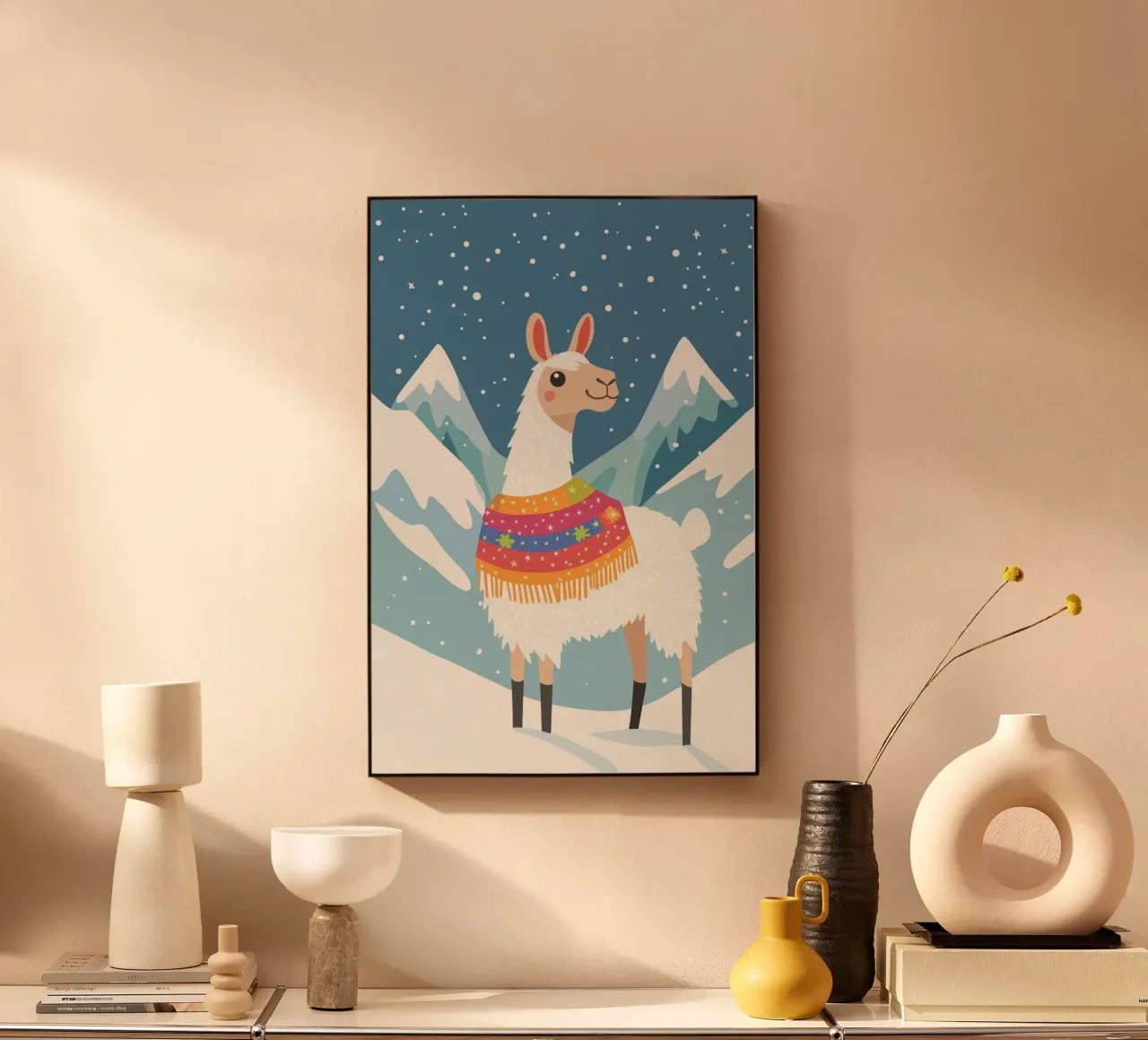 Lama in montagna plexiglass da DreamPixel