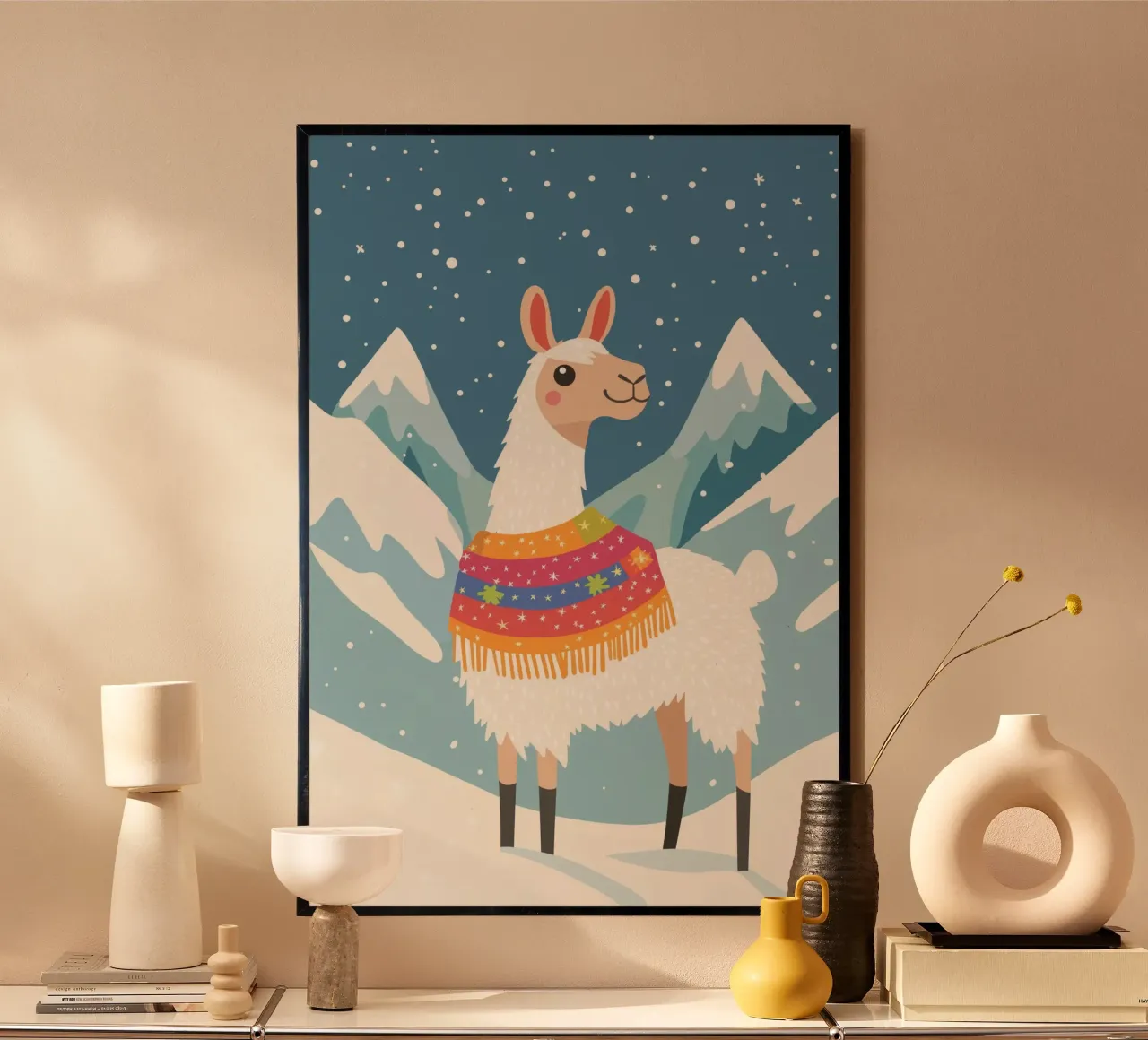 Lama in montagna poster da DreamPixel