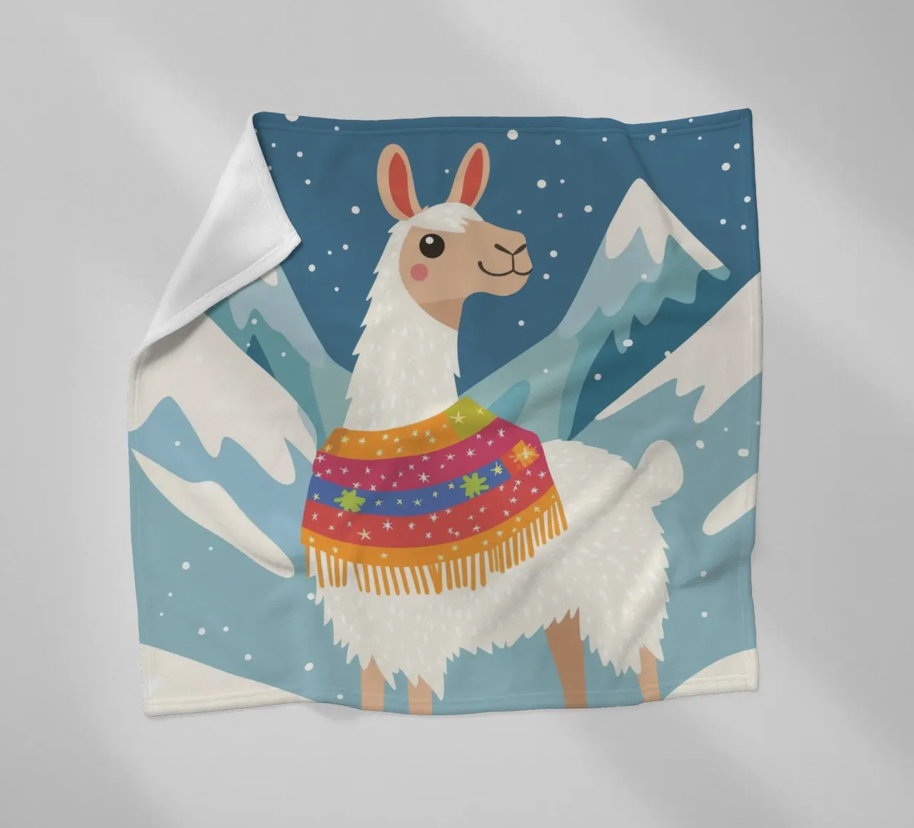Lama in montagna coperta in pile da DreamPixel