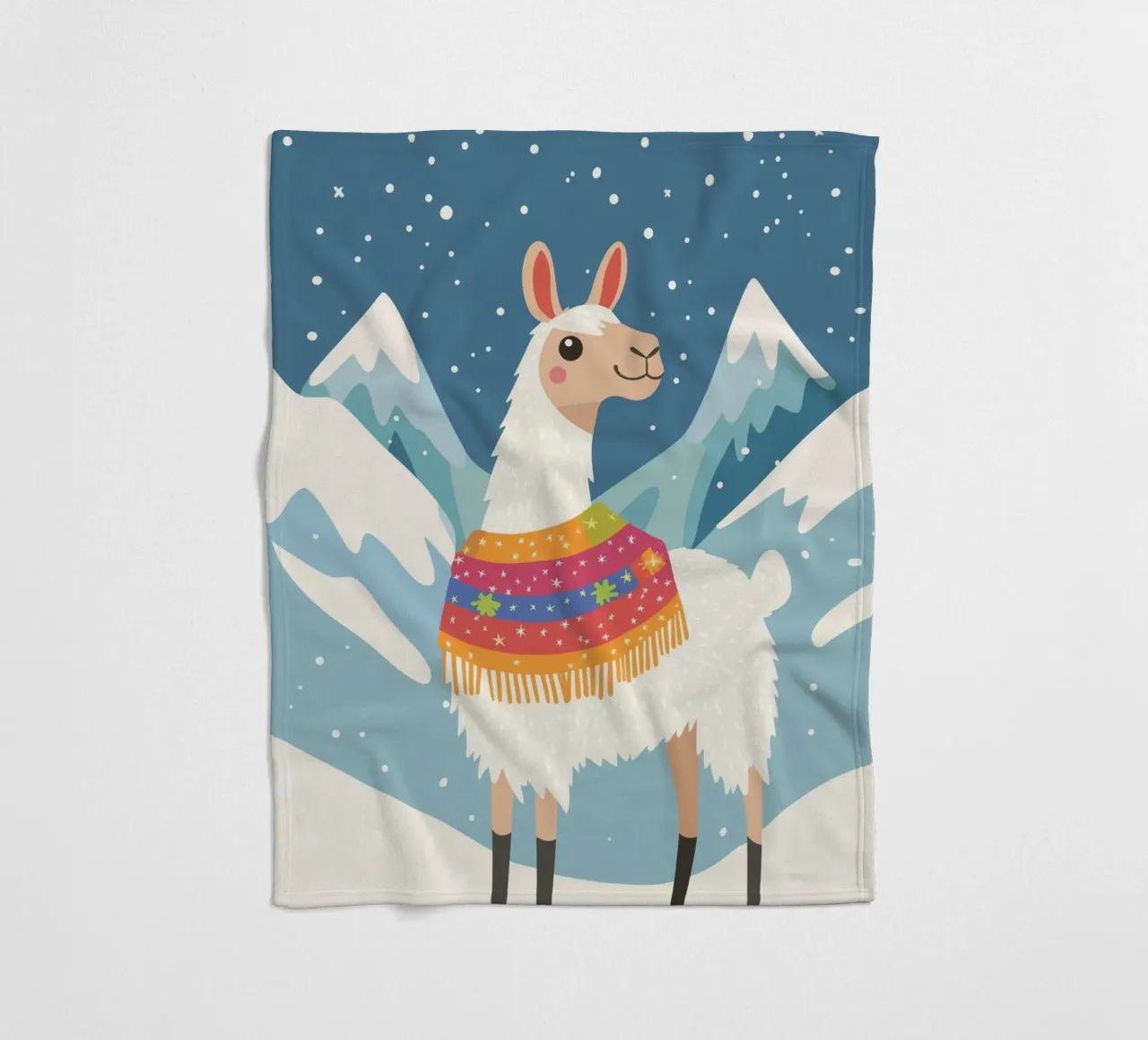 Lama in montagna coperta in pile da DreamPixel