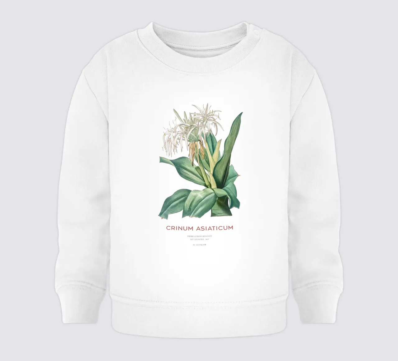 Giglio di ragno o Crinum asiaticum felpa neonato da Vintagrafica