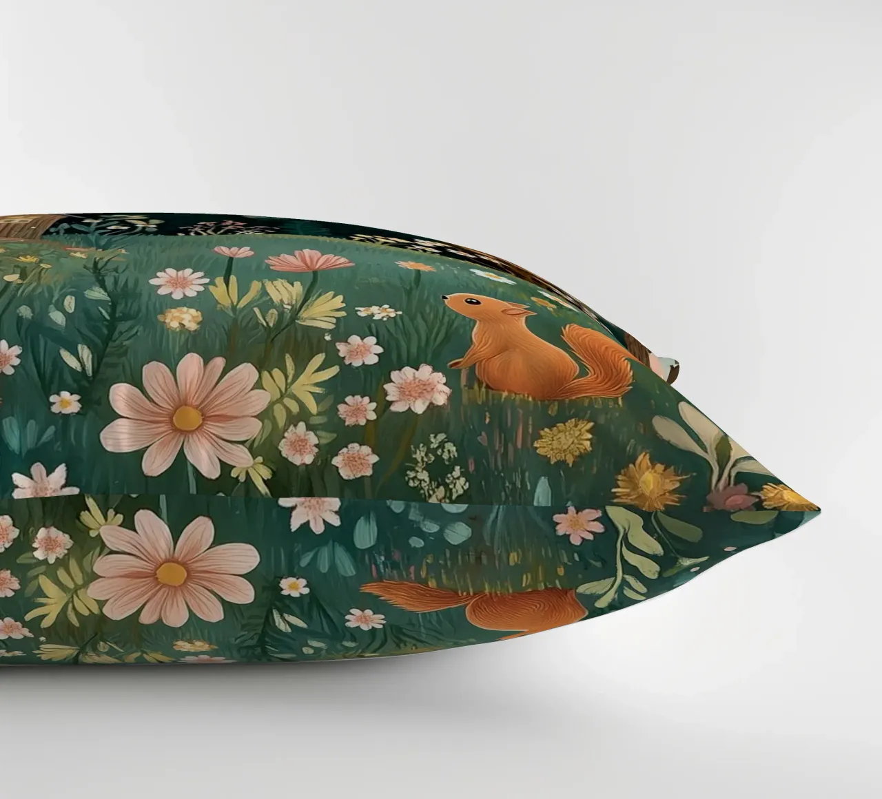 The Twilight Squirrels decorative cushion by studiofox