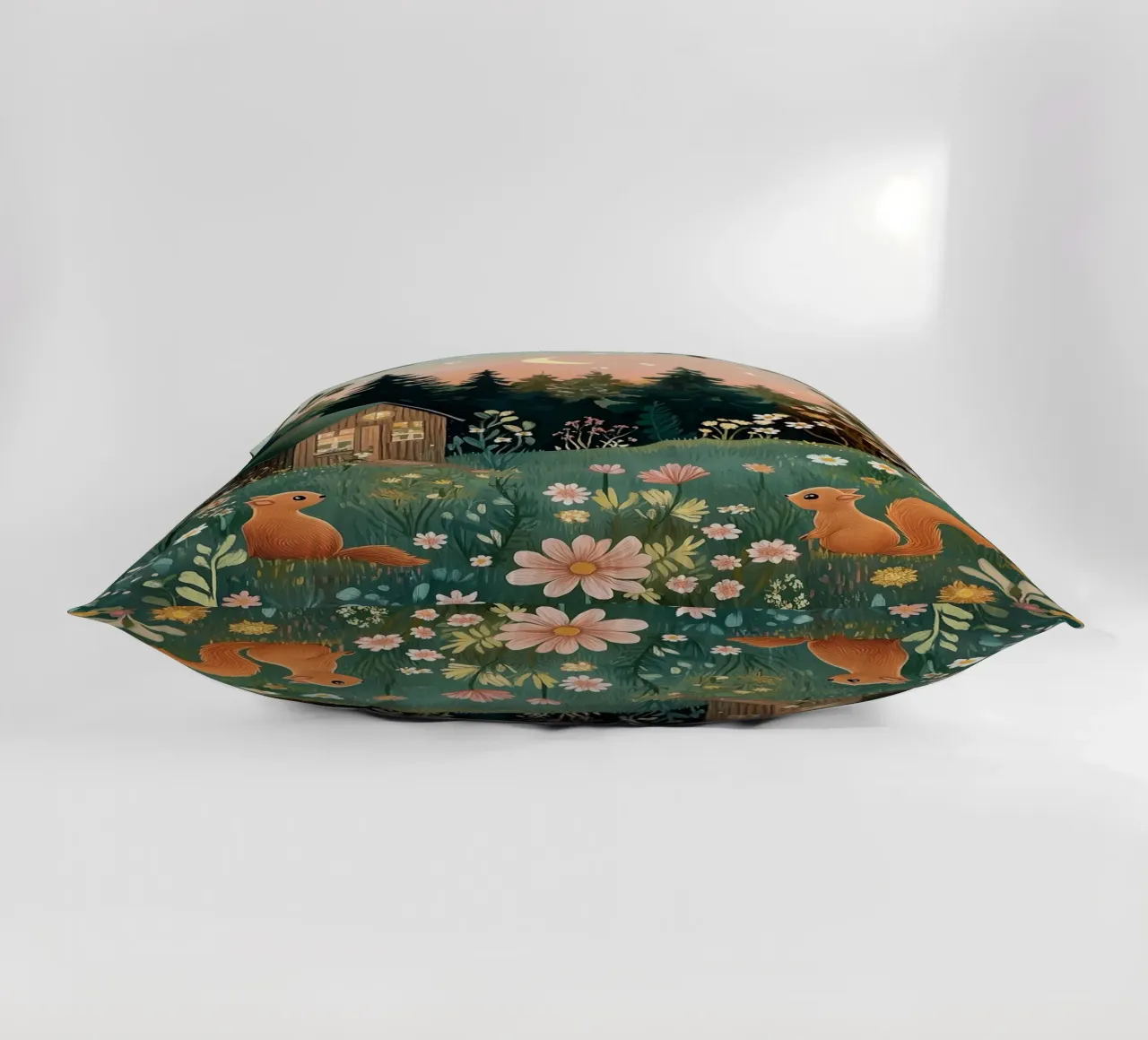 The Twilight Squirrels decorative cushion by studiofox