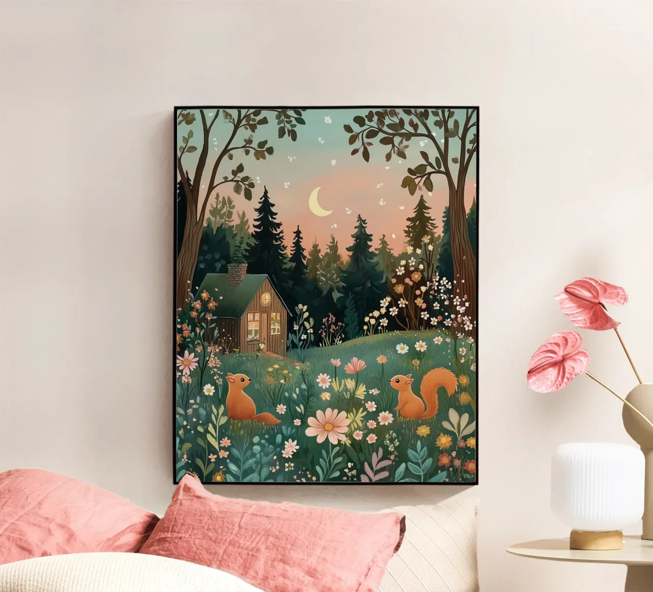 Komplizen Eichhörnchen in der Abenddämmerung Acryl-Glas von studiofox