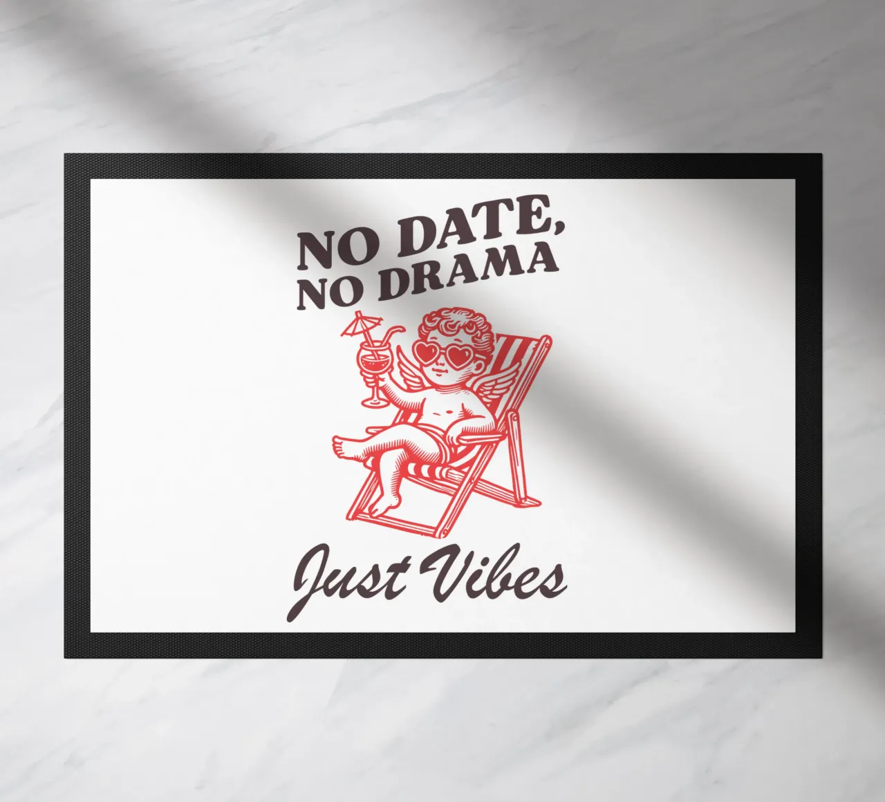 No Date, No Drama, Just Vibes. zerbino da edsonramosart