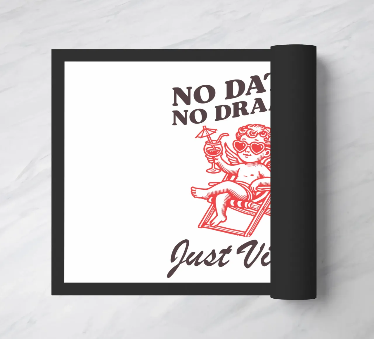 No Date, No Drama, Just Vibes. zerbino da edsonramosart