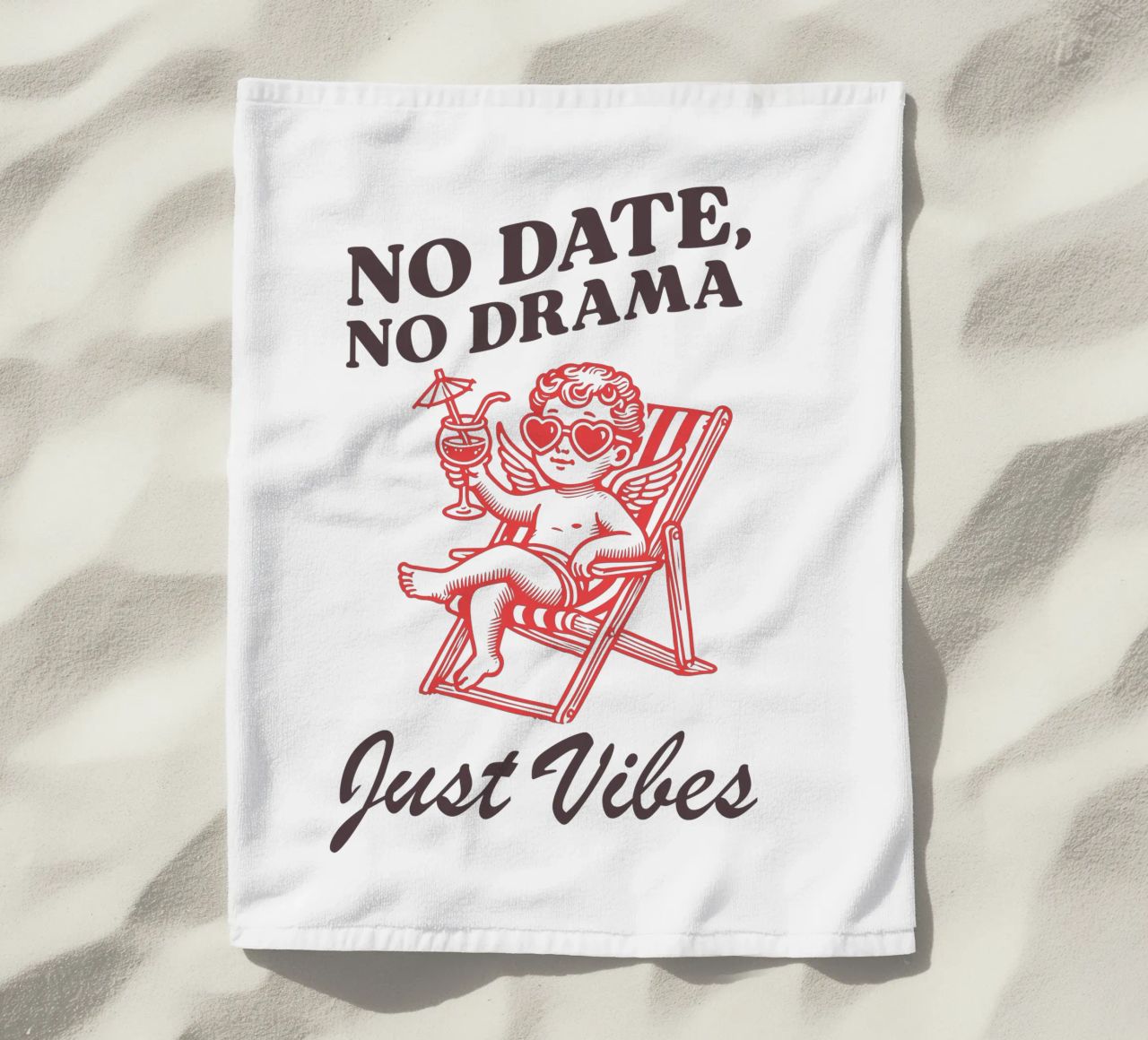 No Date, No Drama, Just Vibes. telo mare da edsonramosart