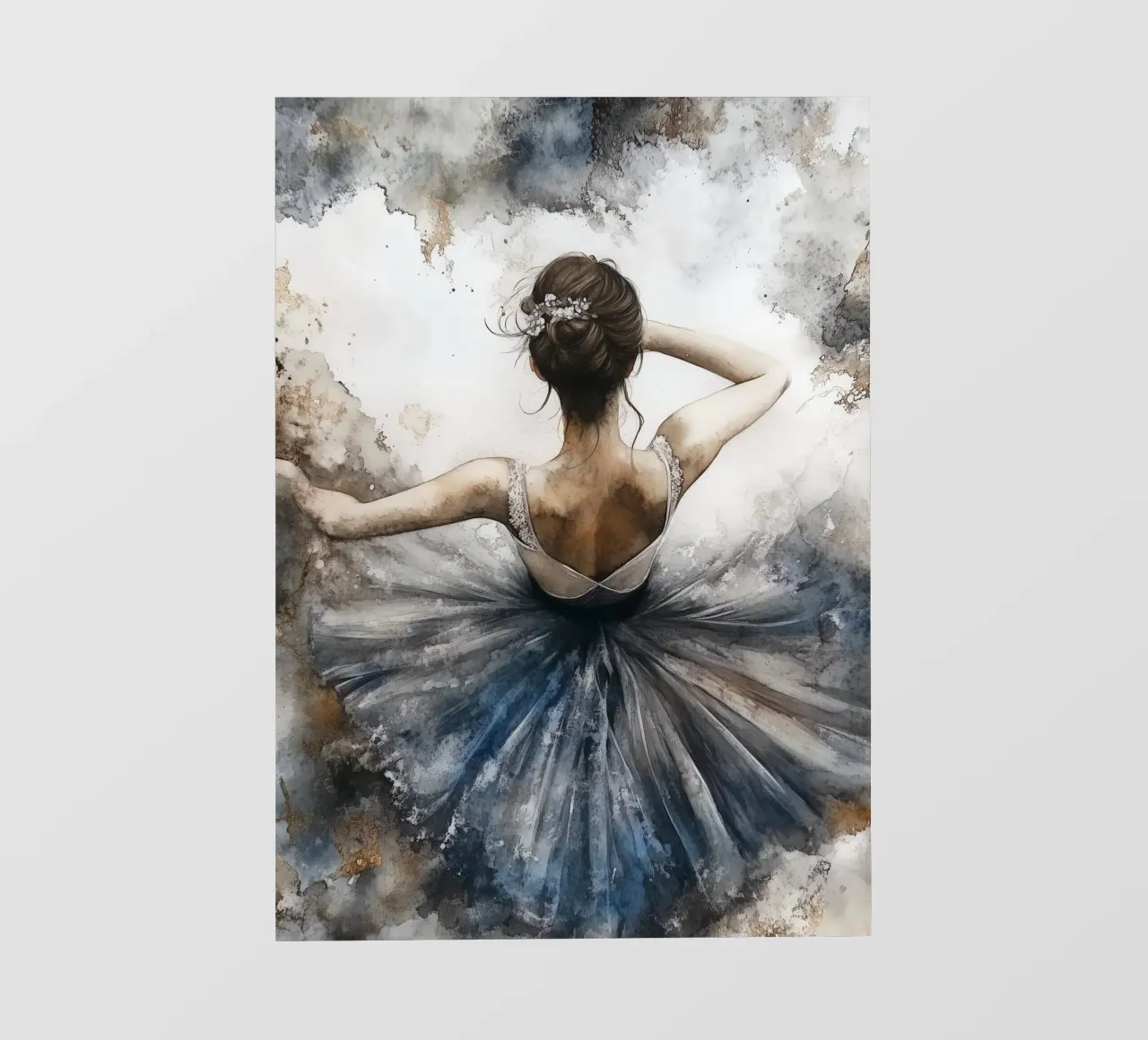 Ballet Dancer watercolor art pvc cover by Justyna Jaszke JBJart