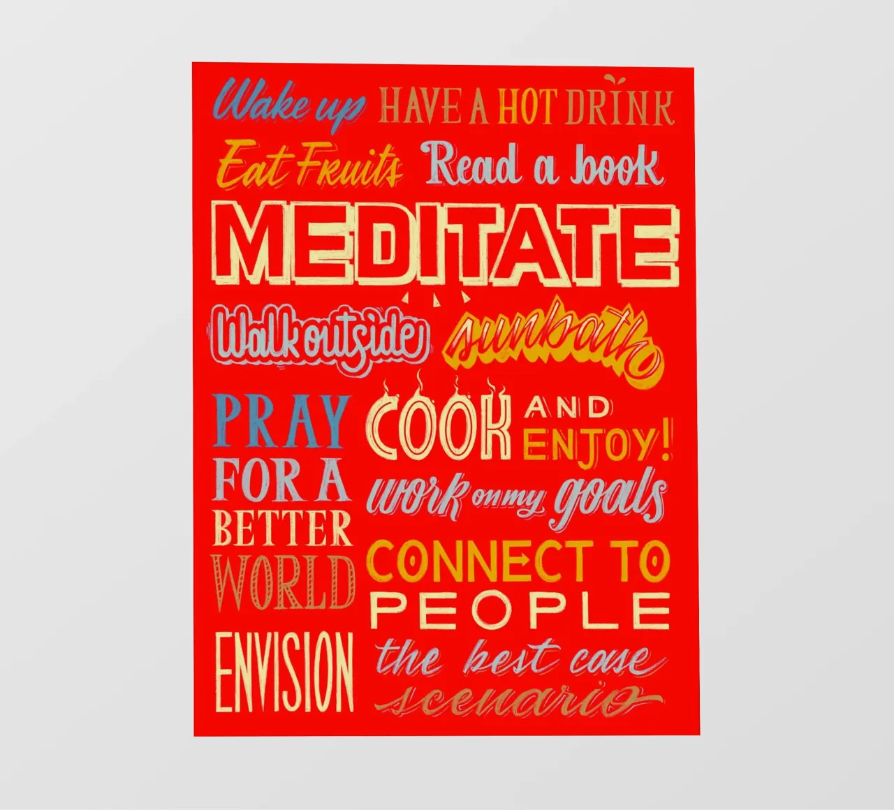 Daily routine pellicola backlit da Glettering