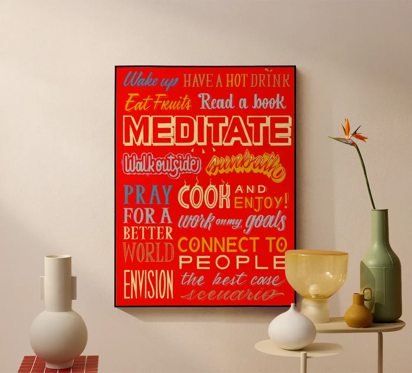 Daily routine plexiglas de Glettering