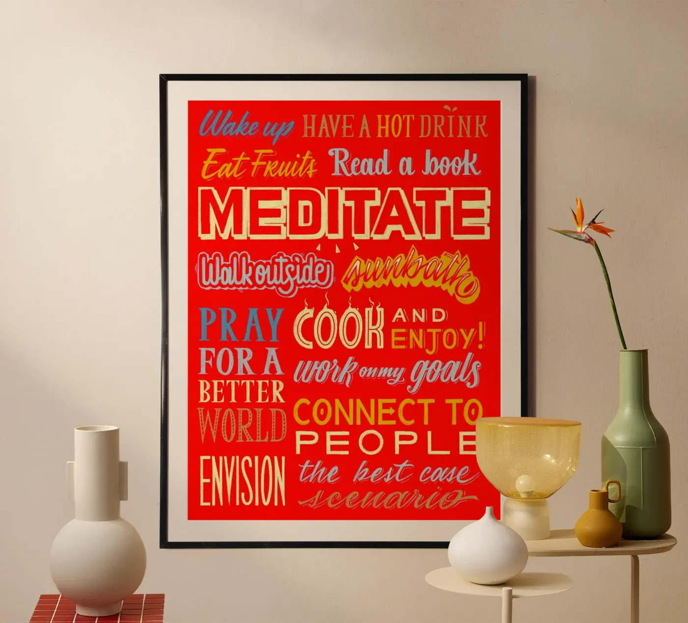 Daily routine poster by Glettering