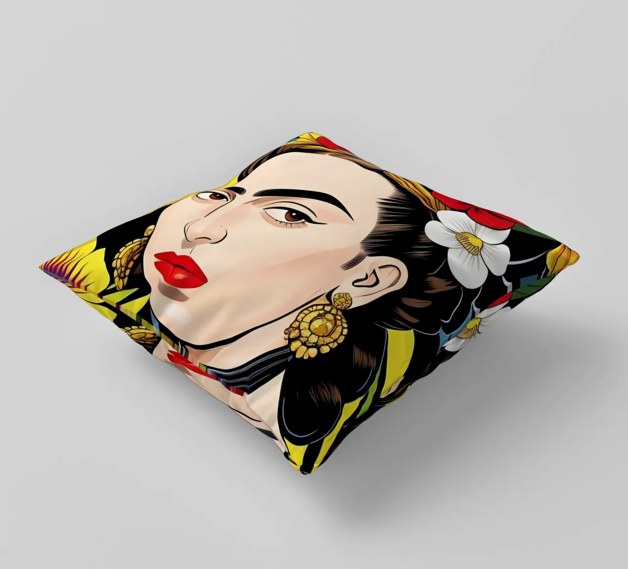 CORONA DI FIORI DI FRIDA KAHLO cuscino da ART DECO