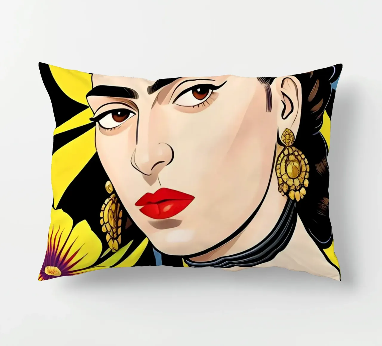 CORONA DI FIORI DI FRIDA KAHLO cuscino da ART DECO